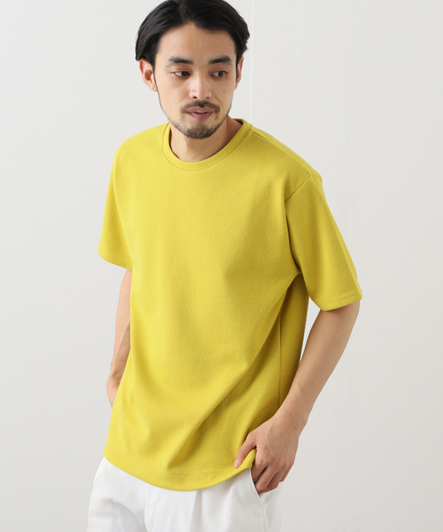 417 EDIFICE(フォーワンセブンエディフィス)の「ブークレーダンボールTシャツ(Tシャツ/カットソー・メンズ・ホワイト/チャコールグレー/ベージュ/グリーン/イエロー・MEDIUM/LARGE/SMALL)」の5枚目の写真