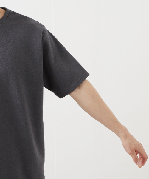 417 EDIFICE(フォーワンセブンエディフィス)の「ブークレーダンボールTシャツ(Tシャツ/カットソー・メンズ・ホワイト/チャコールグレー/ベージュ/グリーン/イエロー・MEDIUM/LARGE/SMALL)」の12枚目の写真