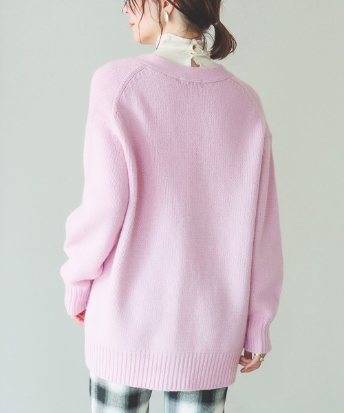 【美品】 B:MING by BEAMS  EYRE Vネック カーディガン B:MING by BEAMS（ビーミングバイビームス）の「B:MING by BEAMS