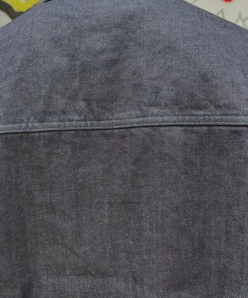 BIG MAC（ビッグマック）の「【BIG MAC/ビッグマック】別注オーバーデニムジャケット（デニムジャケット・レディース・ホワイト/インディゴブルー・FREE）」の20枚目の写真