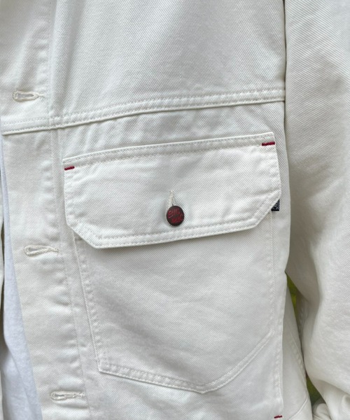 BIG MAC（ビッグマック）の「【BIG MAC/ビッグマック】別注オーバーデニムジャケット（デニムジャケット・レディース・ホワイト/インディゴブルー・FREE）」の15枚目の写真