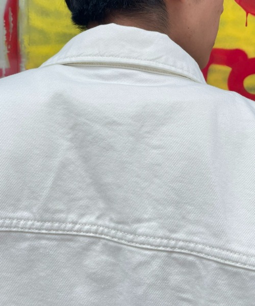 BIG MAC（ビッグマック）の「【BIG MAC/ビッグマック】別注オーバーデニムジャケット（デニムジャケット・レディース・ホワイト/インディゴブルー・FREE）」の22枚目の写真