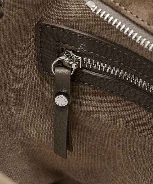 IACUCCI（イアクッチ）の「ソルベット S CANVAS/SUEDE/CERVO（トートバッグ・レディース・ブラウン/グレー・FREE）」の15枚目の写真