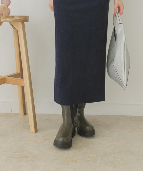 RODE SKO(ロデスコ)の「4.5センチサイドゴアブーツ(ブーツ・レディース・ブラック/オリーブ・36/37/38)」の7枚目の写真