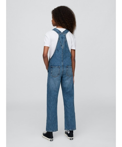 GAP（ギャップ）の「ウォッシュウェル ルーズオーバーオール (キッズ)（サロペット/オーバーオール・キッズ・ライトインディゴブルー・130cm/140cm/150cm/160cm/120cm/110cm）」の19枚目の写真