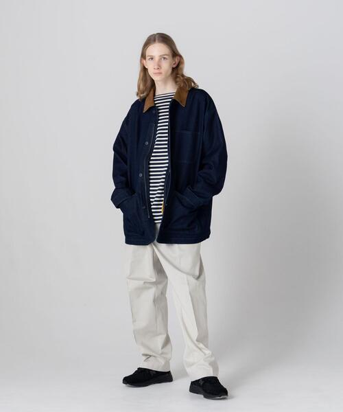 CITEN（シテン）の「＜CITEN＞デニムカバーオール（カバーオール・メンズ・ネイビー/コバルトブルー・FREE）」の7枚目の写真