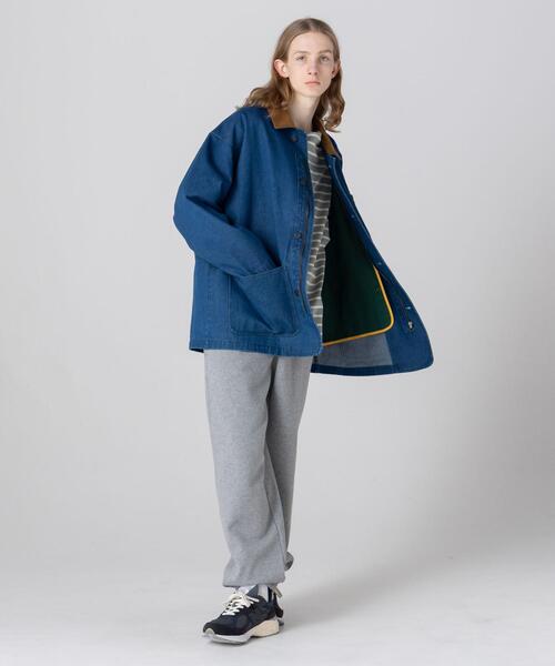 CITEN（シテン）の「＜CITEN＞デニムカバーオール（カバーオール・メンズ・ネイビー/コバルトブルー・FREE）」の5枚目の写真