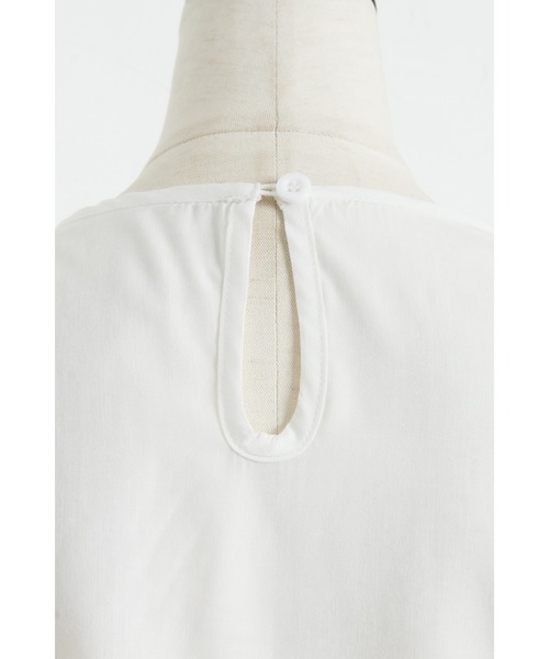 &. NOSTALGIA（アンドドットノスタルジア）の「フリルスリーブブラウス（シャツ/ブラウス・レディース・ブラック/オフホワイト・FREE）」の20枚目の写真