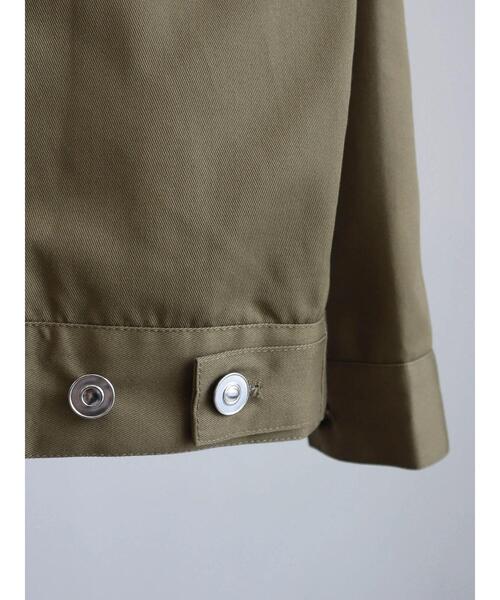 ENVYM（アンビー）の「ENVYM.ツイルジャケット（ブルゾン・レディース・カーキ/ブラック・FREE）」の16枚目の写真