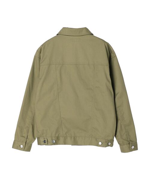 ENVYM（アンビー）の「ENVYM.ツイルジャケット（ブルゾン・レディース・カーキ/ブラック・FREE）」の18枚目の写真