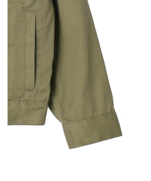 ENVYM（アンビー）の「ENVYM.ツイルジャケット（ブルゾン・レディース・カーキ/ブラック・FREE）」の20枚目の写真