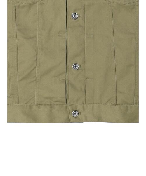 ENVYM（アンビー）の「ENVYM.ツイルジャケット（ブルゾン・レディース・カーキ/ブラック・FREE）」の21枚目の写真