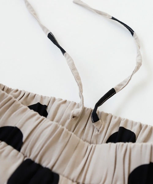 antiqua（アンティカ）の「レトロな雰囲気♪ドット柄サーカスパンツ（その他パンツ・キッズ・ブラック/ベージュ/ブラック系その他・130/140/150/160）」の8枚目の写真