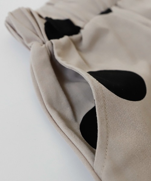 antiqua（アンティカ）の「レトロな雰囲気♪ドット柄サーカスパンツ（その他パンツ・キッズ・ブラック/ベージュ/ブラック系その他・130/140/150/160）」の9枚目の写真