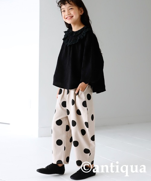 ICHI Antiquities noir サーカスパンツ ベージュ ICHI Antiquites (イチアンティークス) Antiquites noir リネン