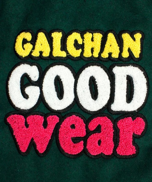 GALFY（ガルフィー）の「【GALFY/ガルフィー】2代目わんわん大学ジャケット（スタジャン・メンズ・ブラック/ライトピンク/グリーン・L/XL）」の18枚目の写真