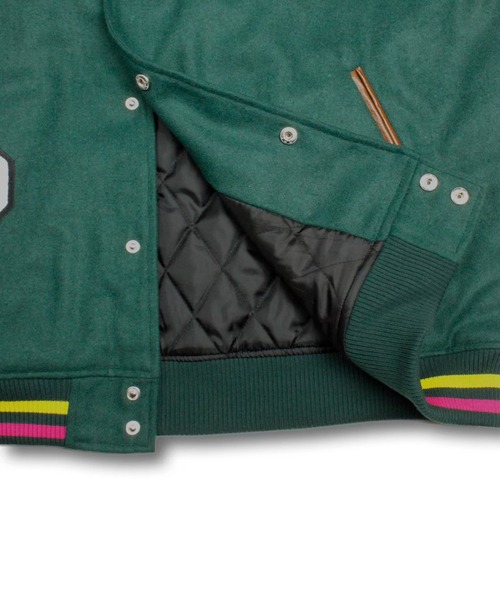 GALFY（ガルフィー）の「【GALFY/ガルフィー】2代目わんわん大学ジャケット（スタジャン・メンズ・ブラック/ライトピンク/グリーン・L/XL）」の20枚目の写真