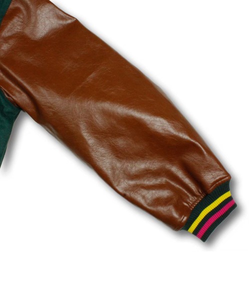 GALFY（ガルフィー）の「【GALFY/ガルフィー】2代目わんわん大学ジャケット（スタジャン・メンズ・ブラック/ライトピンク/グリーン・L/XL）」の21枚目の写真