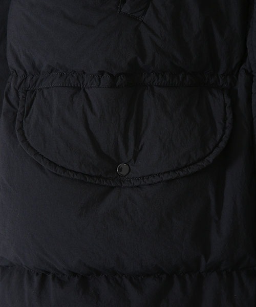 Ten-C（テンシー）の「Ten-C / テンシー：DECK DOWN PARKA GARMENT DYED NYLON TACTEL DOWN FILLING：TC-J0925[MUS]（ダウンジャケット/コート・メンズ・ブラック・48/50）」の10枚目の写真
