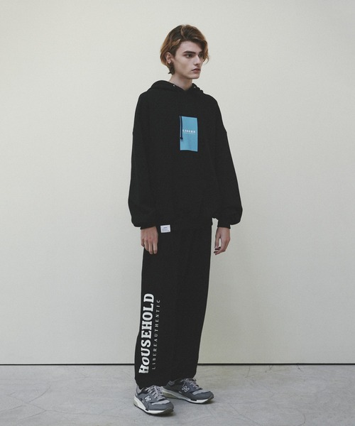 LIBERE(リベーレ)の「LIBERE リベーレ / DTD HOODY プリントビッグシルエットパーカー / 225269-225270-225271(パーカー・メンズ・ライトグレー/カーキ/ブラック・SMALL/LARGE/MEDIUM)」の6枚目の写真