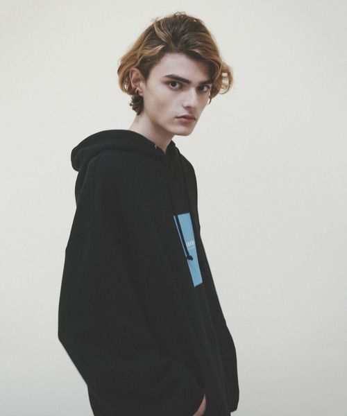 LIBERE(リベーレ)の「LIBERE リベーレ / DTD HOODY プリントビッグシルエットパーカー / 225269-225270-225271(パーカー・メンズ・ライトグレー/カーキ/ブラック・SMALL/LARGE/MEDIUM)」の7枚目の写真