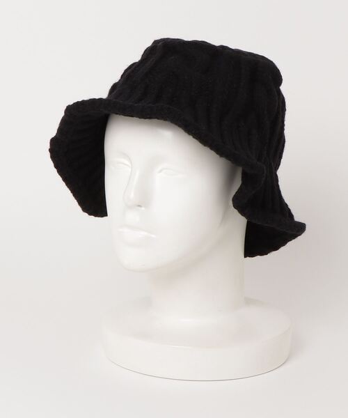 WC（ダブル シー）の「ニットバケットハット（ハット・レディース・ホワイト/ブラック/ブラウン・FREE）」の18枚目の写真