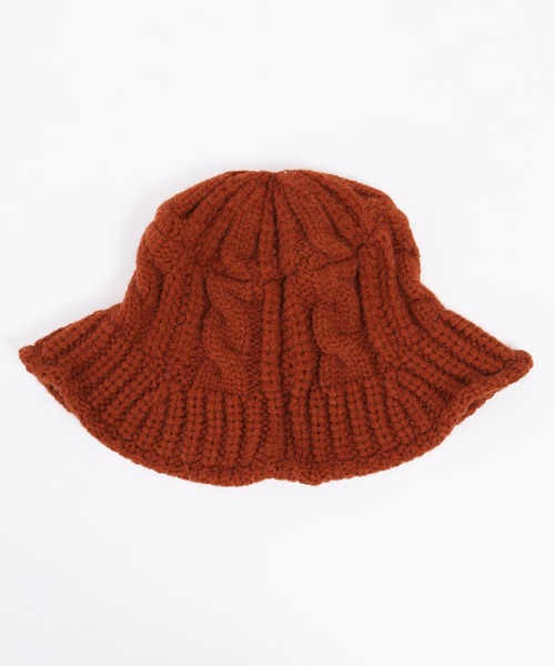 WC（ダブル シー）の「ニットバケットハット（ハット・レディース・ホワイト/ブラック/ブラウン・FREE）」の16枚目の写真