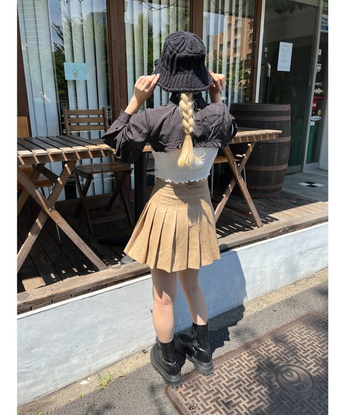 WC（ダブル シー）の「ニットバケットハット（ハット・レディース・ホワイト/ブラック/ブラウン・FREE）」の22枚目の写真