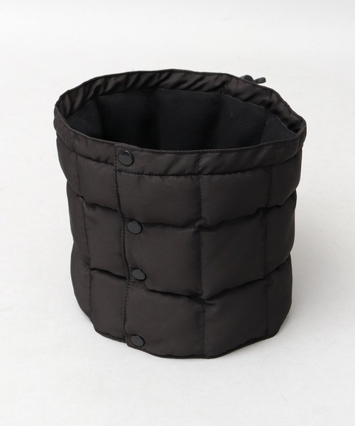 A.M.S.（エーエムエス）の「撥水 ポリエステル 裏フリース 中綿ブロック ハイネックウォーマー（ネックウォーマー/スヌード・メンズ・カーキ/グレー/ブラック・FREE）」の4枚目の写真