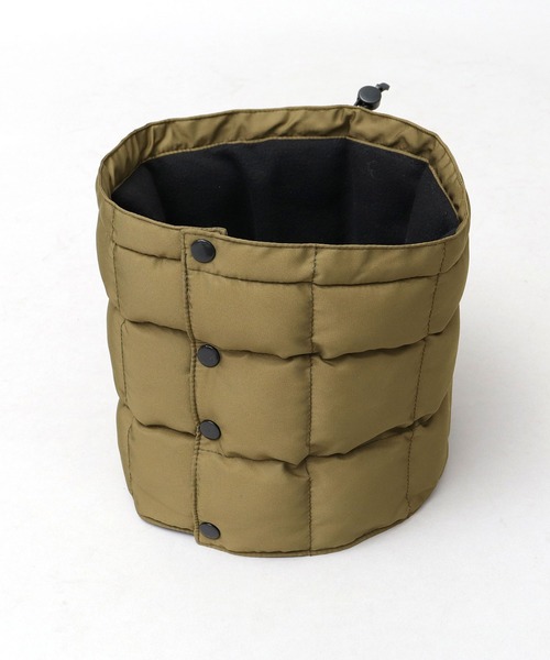 A.M.S.（エーエムエス）の「撥水 ポリエステル 裏フリース 中綿ブロック ハイネックウォーマー（ネックウォーマー/スヌード・メンズ・カーキ/グレー/ブラック・FREE）」の8枚目の写真