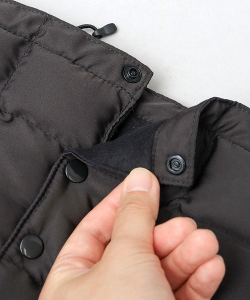 A.M.S.（エーエムエス）の「撥水 ポリエステル 裏フリース 中綿ブロック ハイネックウォーマー（ネックウォーマー/スヌード・メンズ・カーキ/グレー/ブラック・FREE）」の21枚目の写真