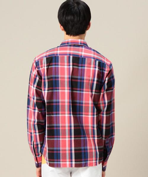 BEAUTY&YOUTH UNITED ARROWS(ビューティーアンドユースユナイテッドアローズ)の「BY マドラスチェックシャツ◆(シャツ/ブラウス・メンズ・ブラウン/レッド/コバルトブルー・SMALL/LARGE/MEDIUM/X-LARGE/X-SMALL)」の7枚目の写真