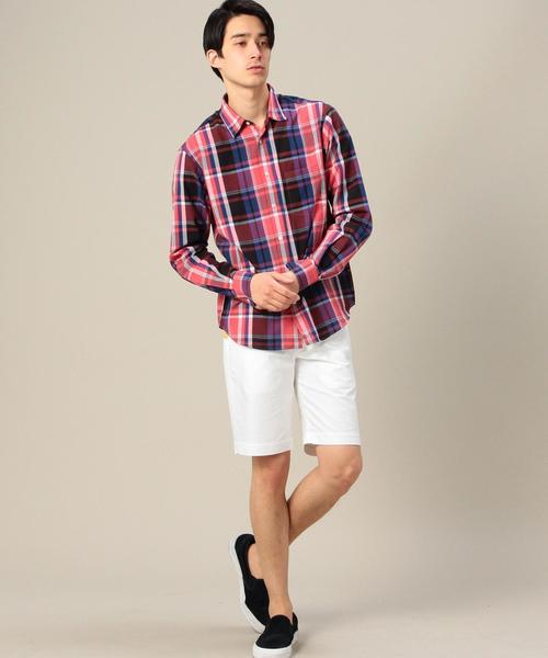 BEAUTY&YOUTH UNITED ARROWS(ビューティーアンドユースユナイテッドアローズ)の「BY マドラスチェックシャツ◆(シャツ/ブラウス・メンズ・ブラウン/レッド/コバルトブルー・SMALL/LARGE/MEDIUM/X-LARGE/X-SMALL)」の13枚目の写真