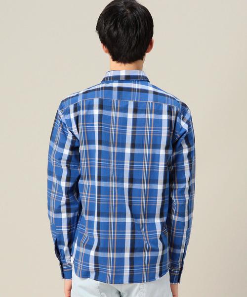 BEAUTY&YOUTH UNITED ARROWS(ビューティーアンドユースユナイテッドアローズ)の「BY マドラスチェックシャツ◆(シャツ/ブラウス・メンズ・ブラウン/レッド/コバルトブルー・SMALL/LARGE/MEDIUM/X-LARGE/X-SMALL)」の5枚目の写真