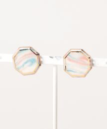 【IRODORI】練り込み模様のpierce・八角