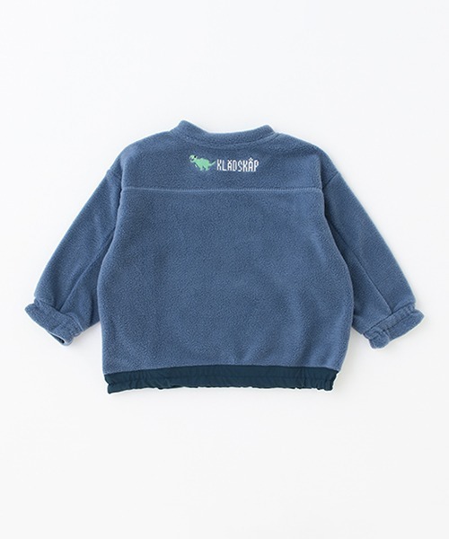 kladskap（クレードスコープ）の「★恐竜フリースプルオーバー（スウェット・キッズ・アイボリー/ブルー・120cm/90cm/110cm/100cm/130cm）」の3枚目の写真