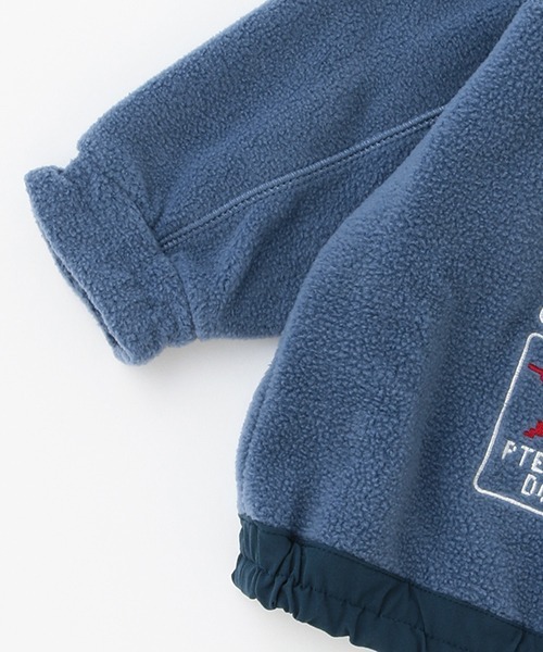 kladskap（クレードスコープ）の「★恐竜フリースプルオーバー（スウェット・キッズ・アイボリー/ブルー・120cm/90cm/110cm/100cm/130cm）」の7枚目の写真