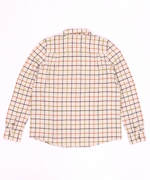 GIORDANO（ジョルダーノ）の「[ GIORDANO ]ライトタッチフランネルシャツ（シャツ/ブラウス・レディース・ピンク/ホワイト/ブラウン・MEDIUM/LARGE）」の4枚目の写真