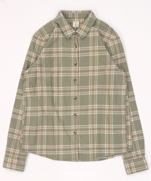 GIORDANO（ジョルダーノ）の「[ GIORDANO ]ライトタッチフランネルシャツ（シャツ/ブラウス・レディース・ピンク/ホワイト/ブラウン・MEDIUM/LARGE）」の21枚目の写真