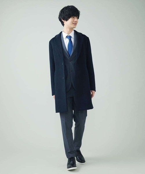 a.v.v(アーヴェヴェ)の「【S-XXL】裏起毛スマートスラックス(スラックス・メンズ・ブラック/ブラウン/ネイビー・50/44/46/48/52)」の5枚目の写真