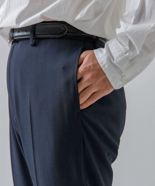 URBAN RESEARCH ROSSO MEN(アーバンリサーチロッソメン)の「『XLサイズ』『イージーケア』4WAYストレッチスリムテーパードパンツ(スーツパンツ・メンズ・ブラック/ネイビー・MEDIUM/LARGE/X-LARGE)」の13枚目の写真