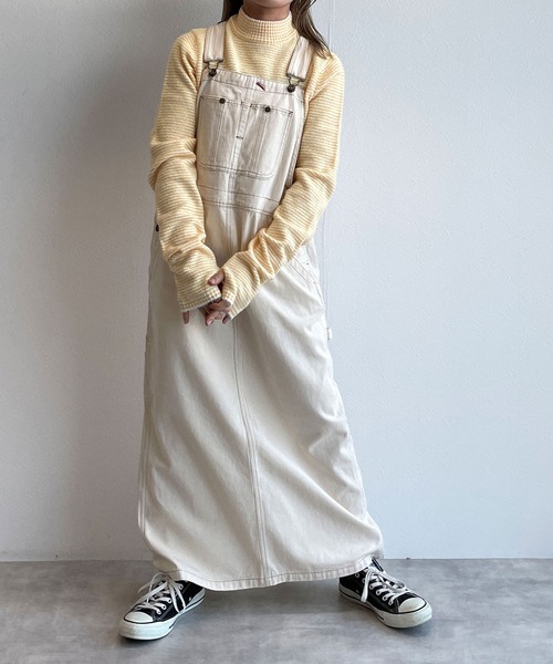 w closet（ダブルクローゼット）の「マイクロボーダーハイネックニットプルオーバー（ニット/セーター・レディース・グリーン系その他/ラベンダー/レッド系その他/ホワイト×イエロー・FREE）」の19枚目の写真