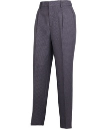 SUIT SELECT | 【洗えるハイウエスト・ゆるテーパードパンツ】ガンクラブチェック(スーツパンツ)