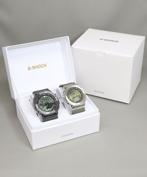 G-SHOCK（ジーショック）の「Pair Model / メタルベゼル / GM-2100B-3AJF × GM-S2100-3AJF（アナログ腕時計・キッズ）」
