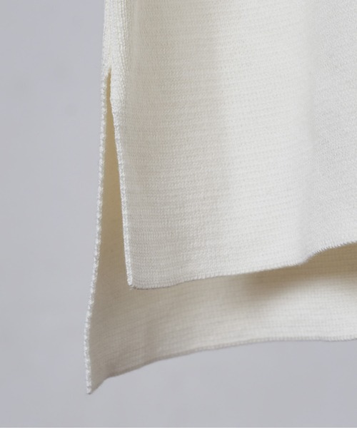 EDEL（エーデル）の「EDEL - ルーズフィットミラノリブタートルネック（ニット/セーター・メンズ・ブラック/ベージュ/ホワイト・MEDIUM/LARGE）」の15枚目の写真