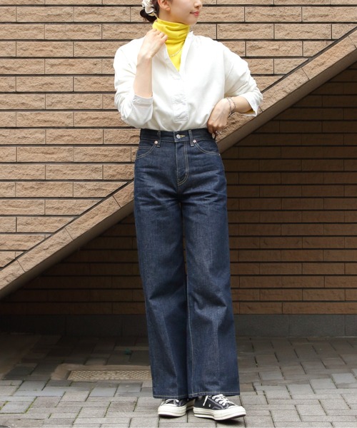 THE SHINZONE（ザ　シンゾーン）の「THE SHINZONE/シンゾーン　ミリタリーヘンリープルオーバー　MILITALY HENLEY PULLOVER 23SMSCU07（Tシャツ/カットソー・レディース・ネイビー/ブラック/ホワイト・FREE）」の12枚目の写真