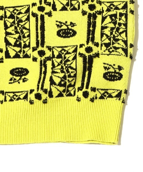 ANNA SUI(アナスイ)の「ANNA SUI NYC 総柄ブークレ ニットカーデ 【SP】(カーディガン/ボレロ・レディース・ブラック/パープル/イエロー・M/L)」の19枚目の写真