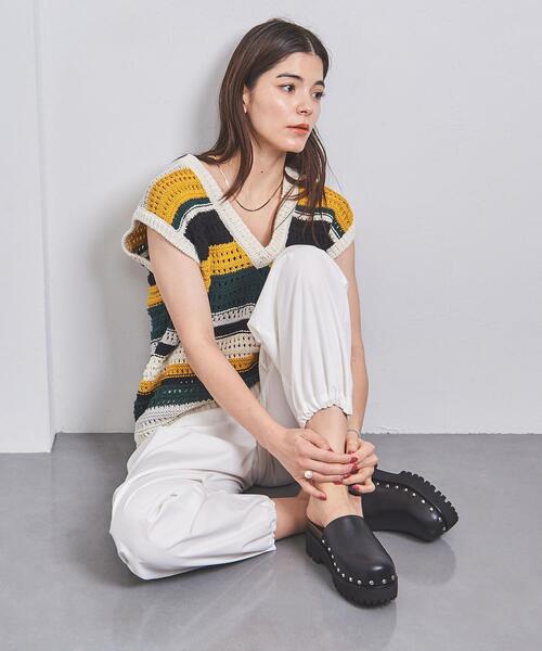 UNITED ARROWS(ユナイテッドアローズ)の「サボ ミュール(サンダル・レディース・ブラック/ホワイト・35/36/37/38)」の15枚目の写真