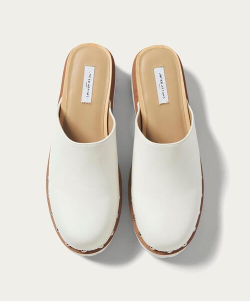 UNITED ARROWS(ユナイテッドアローズ)の「サボ ミュール(サンダル・レディース・ブラック/ホワイト・35/36/37/38)」の6枚目の写真