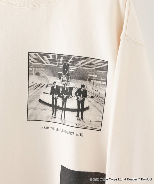 The Beatles(ザビートルズ)の「【THE BEATLES/ザ・ビートルズ】フォトプリント バックプリント 裏毛 クルートレーナー スウェット ツアー バンド 古着 60年代 70年代 80年代(スウェット・メンズ・オフホワイト/チャコールグレー/グレー・LARGE/MEDIUM)」の13枚目の写真